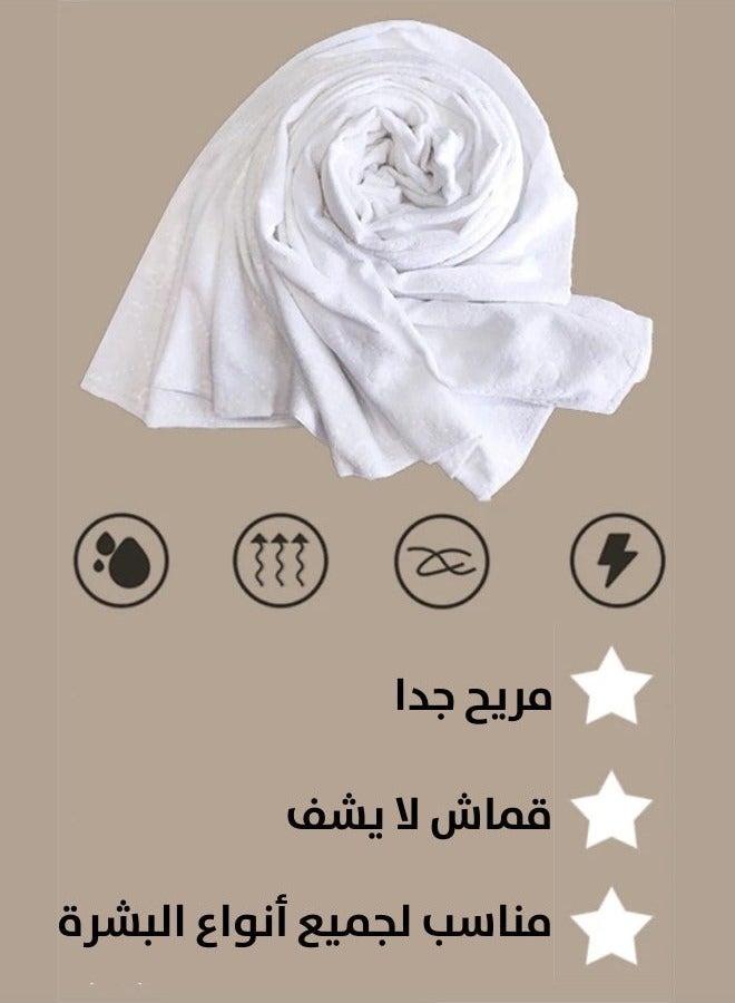 TOP ONE Ultra-Soft Premium 2 Piece Men’s Ihram for Hajj & Umrah – 1200 GSM | Premium Comfort, Sacred Simplicity - Image 3